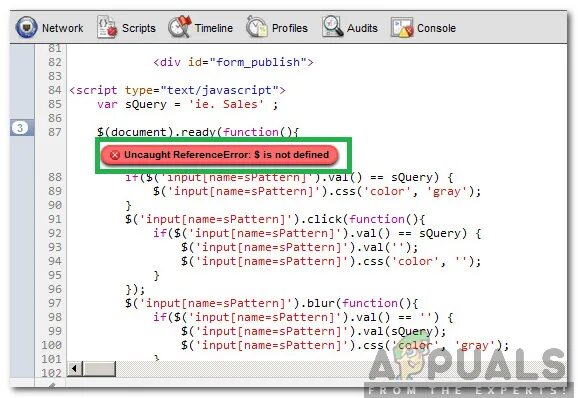 Javascript defined