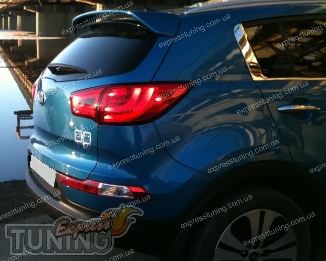 Установил спойлер! - KIA Sportage (3G), 2 л, 2011 года аксессуары DRIVE2