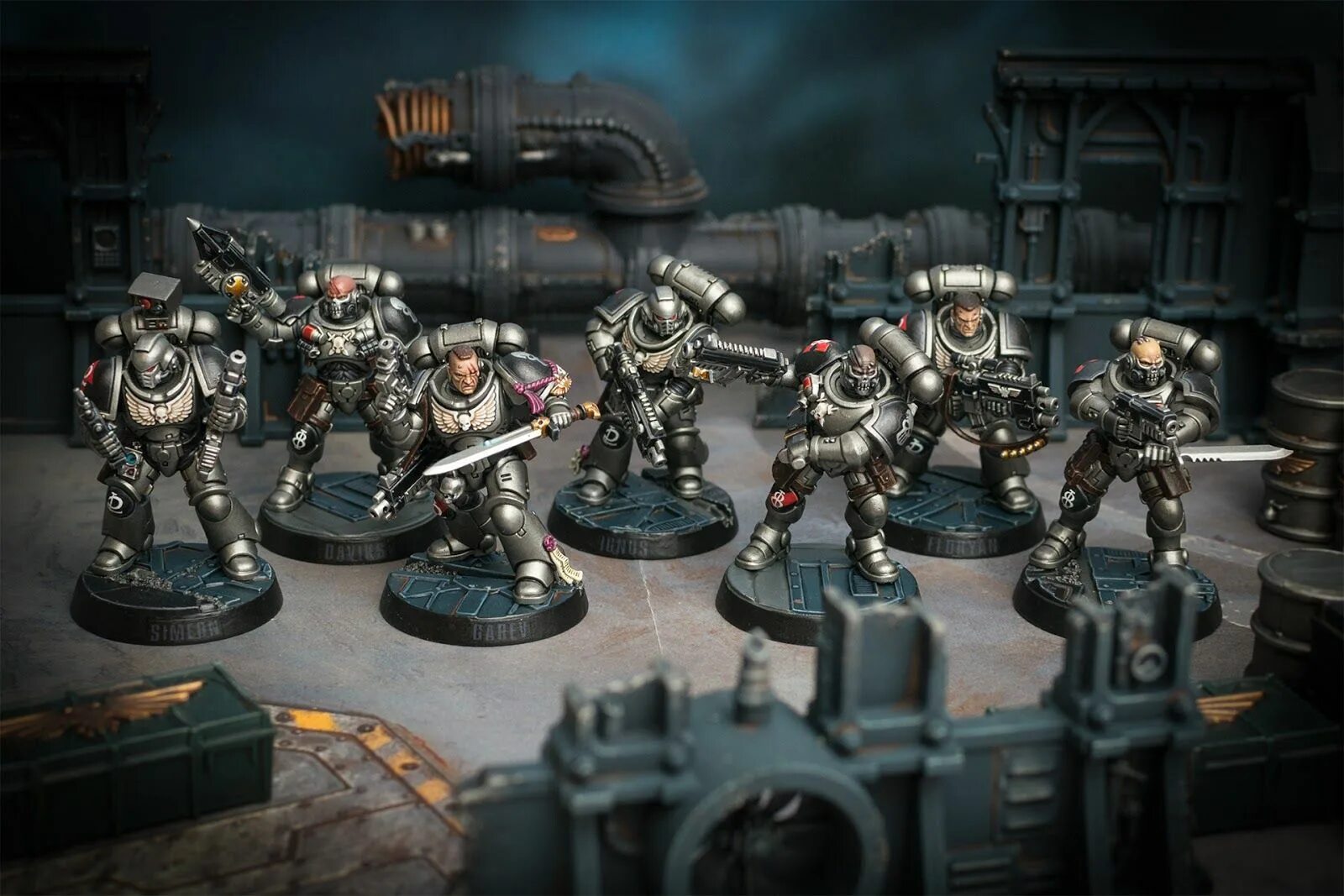 Warhammer 40000 kill. Silver Skulls Warhammer 40k. Вархаммер 40000 Kill Team. Kill Team Warhammer 40k. Warhammer 40000 Silver Skulls.