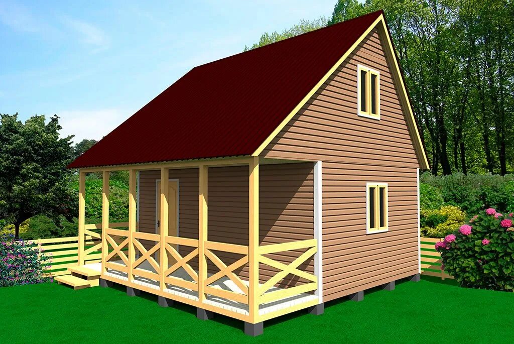 проекты дачных домиков из бруса. дачный домик 4 на 5. дачный домик 7 на 5. дачный дом 4х4 с мансардой из бруса 150х150. каркасный дом 6 на 4 с мансардой и террасой.