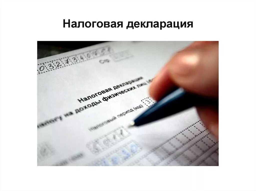 Подать налоговую декларацию рб