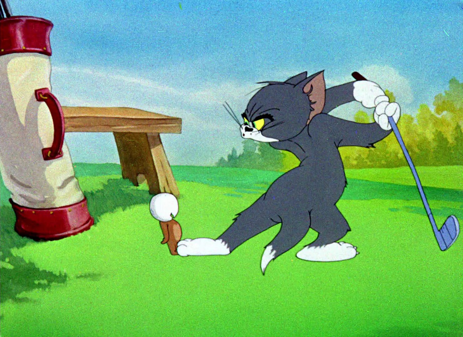 Tom jerry 2. Том и Джерри 1974. Том и Джерри 1945. Том и Джерри гольф.