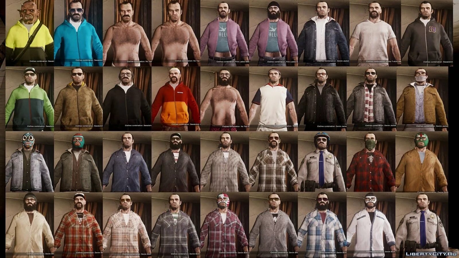 ГТА 5 Тревор clothes