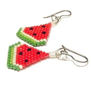 Сережки из бисера фигурки