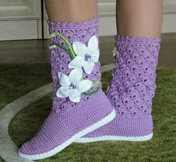 Сапожки крючком мастер