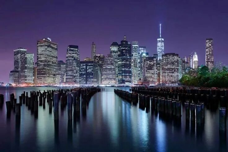 огни ночного города мотоцикл - Поиск в Google Chicago wallpaper, Night city, Cit