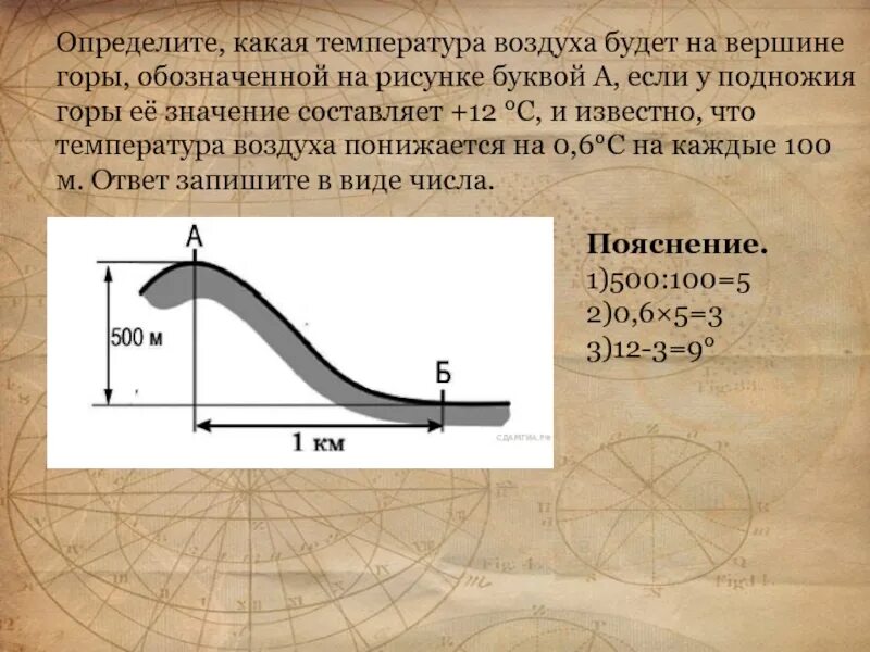 Определите. Температура воздуха на вершине горы в точке. Определите какая температура. Определите какая температура воздуха будет на вершине горы. Определить температуру воздуха на вершине горы.