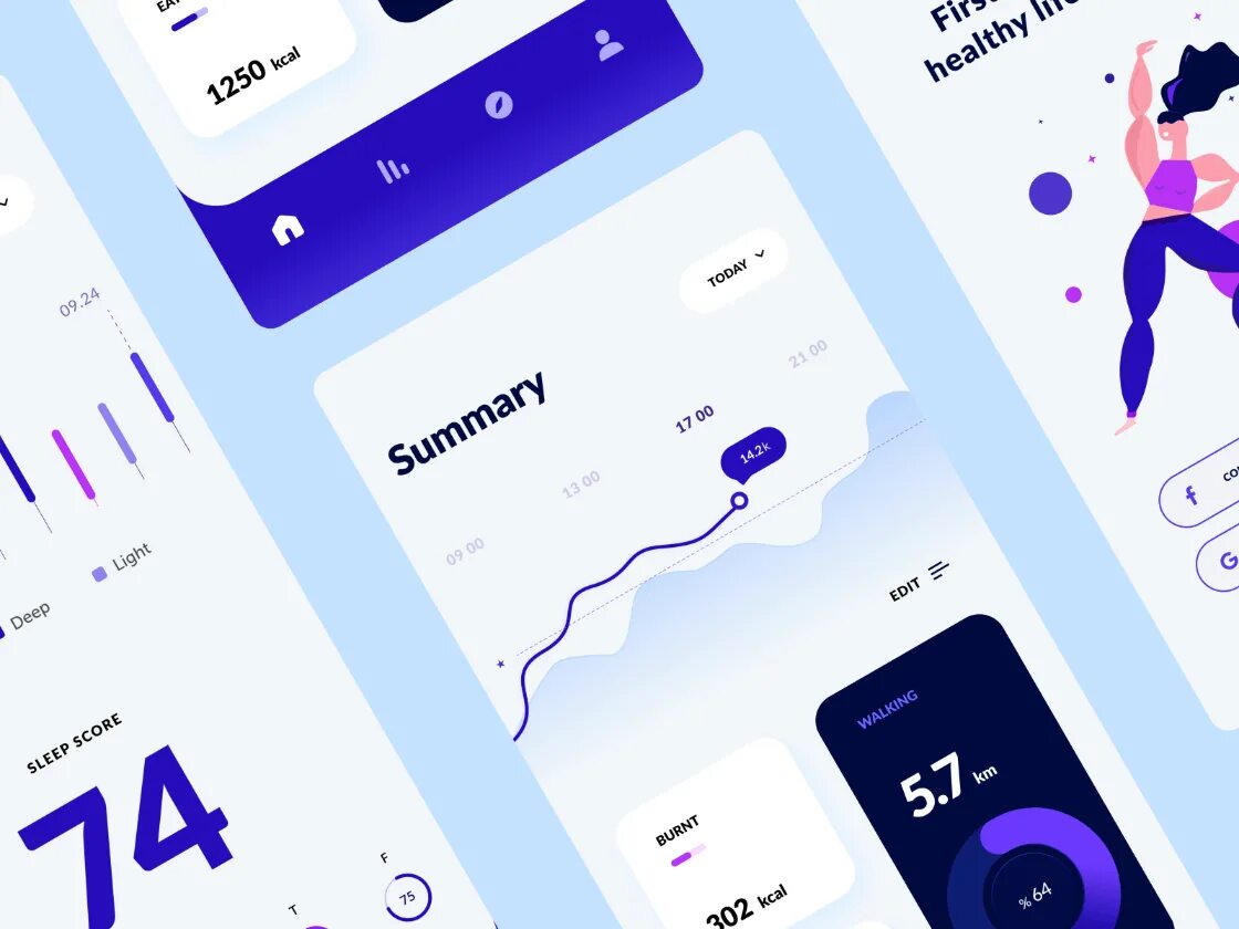App ui figma. Ux ui figma. инфографика figma мысли. figma app health templates free.