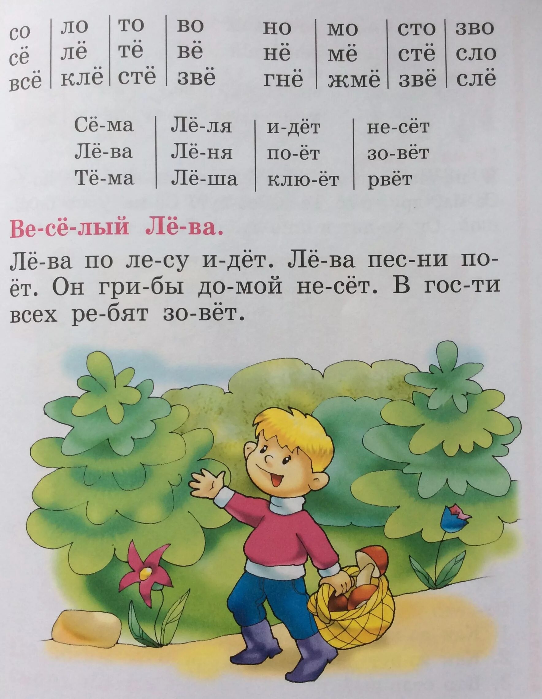 Читаем по слогам. Слова для чтения. Чтение предложений по слогам. Слова по слогам.