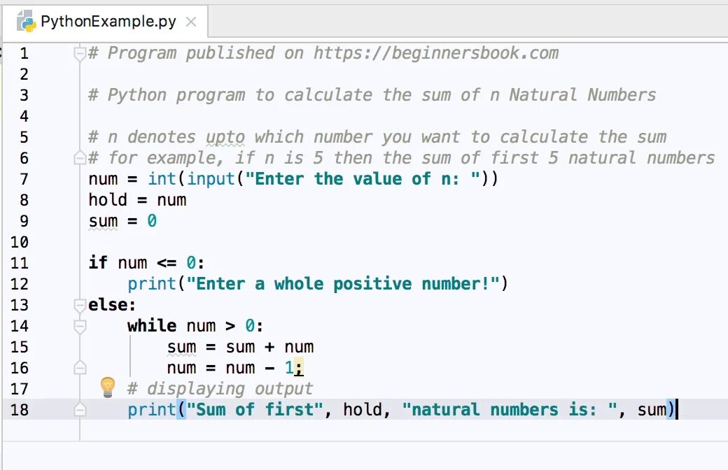 Print numbers python