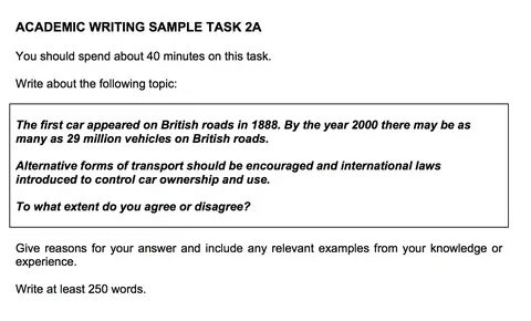 Writing task 2 samples