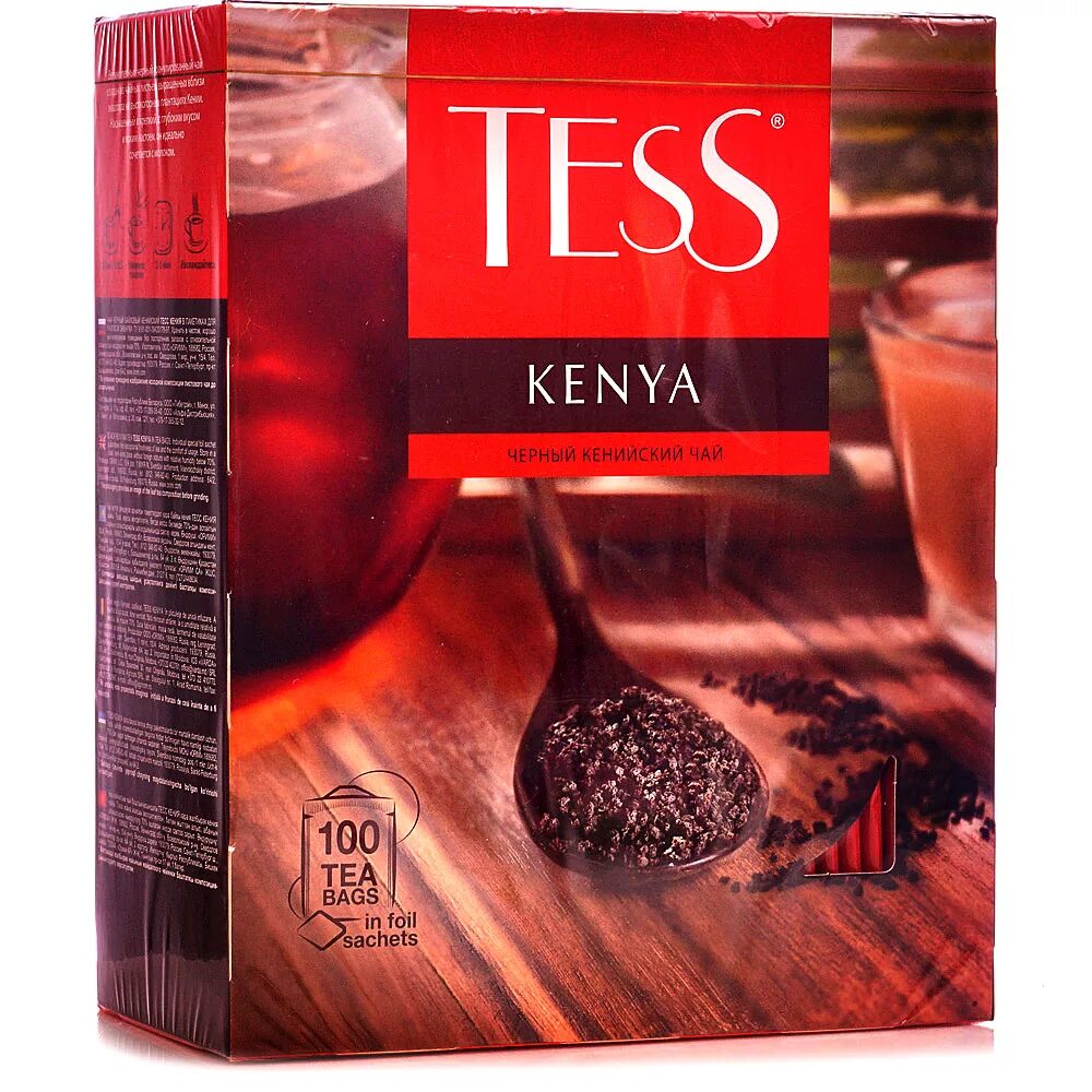 Чай черный Тесс Кения 25пак. Чай Тесс Кения 100 пакетиков. Чай Тесс 100 пак. Чай Тесс Кения 100п. 50 г черного чая