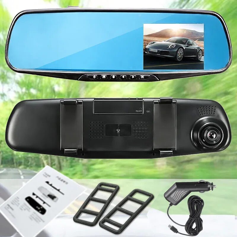 Зеркало-видеорегистратор car DVRS Mirror. Зеркало vehicle Blackbox DVR 1080. Какое зеркало видеорегистратор купить для автомобиля