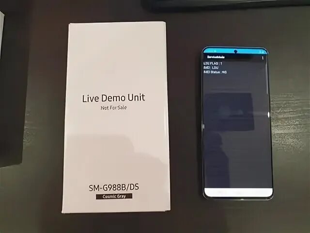 Live demo unit