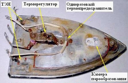 Утюг не нагревается а лампочка горит