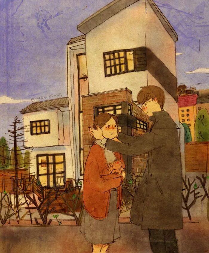 Картина кошка на окне. Повседневная поэзия рисунок. Бытовой жанр рисунки. Корейская художница aeppol. Повседневная жизнь рисунок.
