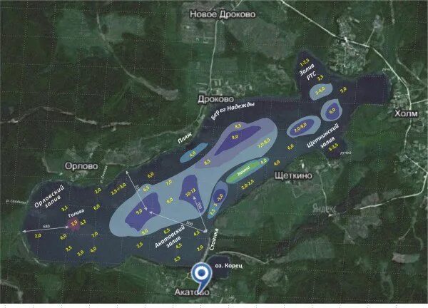 Озеро синара карта глубин Approximate depth map ! Lake Polozero competitive facility ! 2014 Рыболовный к