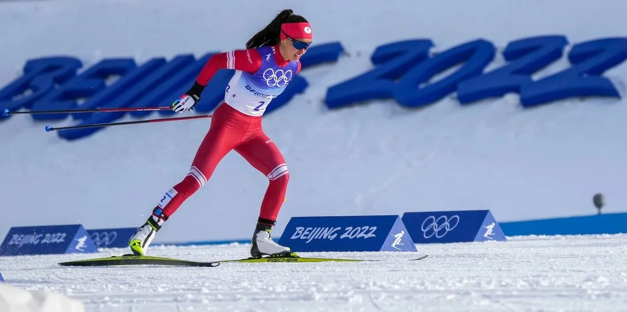 Лыжные гонки 7 апреля 2024. Лыжница Степанова Верони.