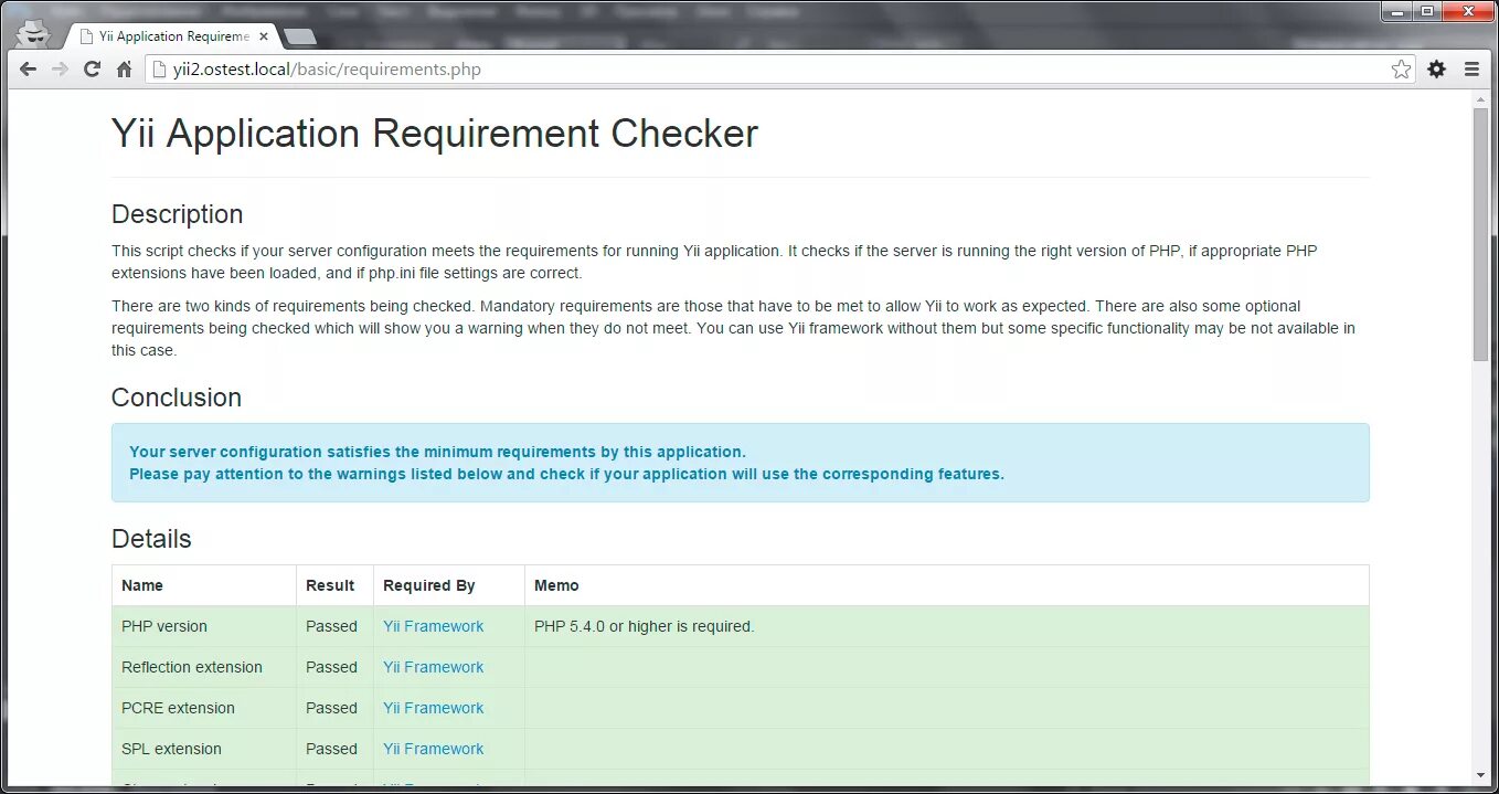 Docker yii2. Docker yii2