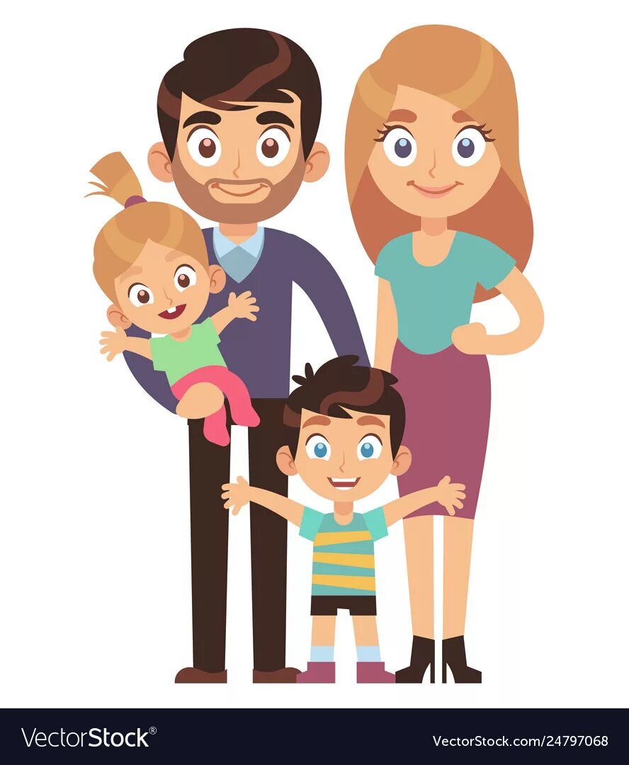 Dad brother. Семья вектор. папаша с детьми вектор. mother father sister brother для детей. mother father sister brother картинки.