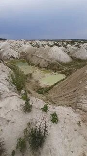Фото мелового карьера