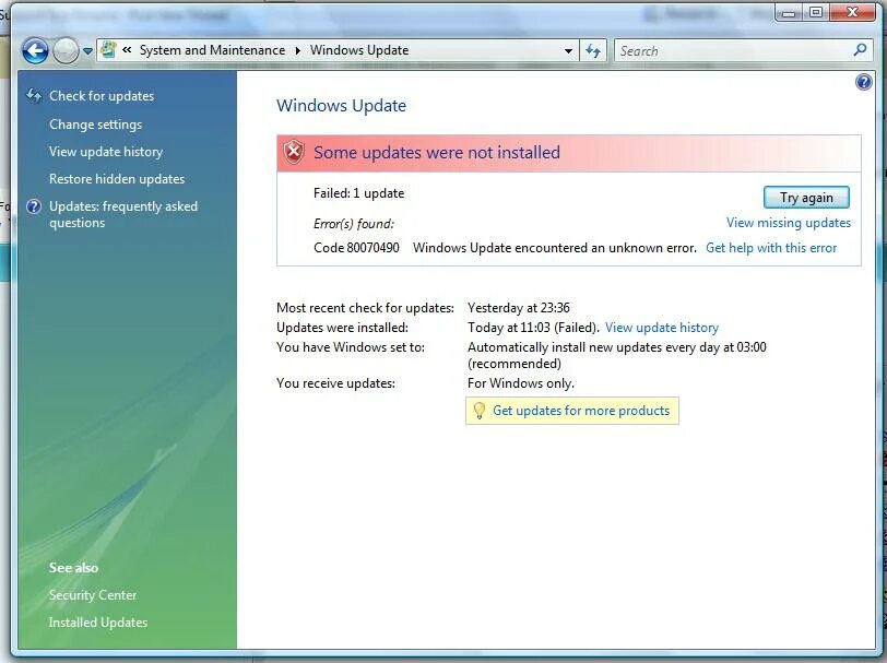 Windows vista ошибки. Windowsupdate_8024200d windows 7 как исправить. найти ошибку код 8024200d. error refresh assets.