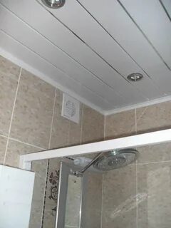 Вытяжка в потолке ванной комнаты