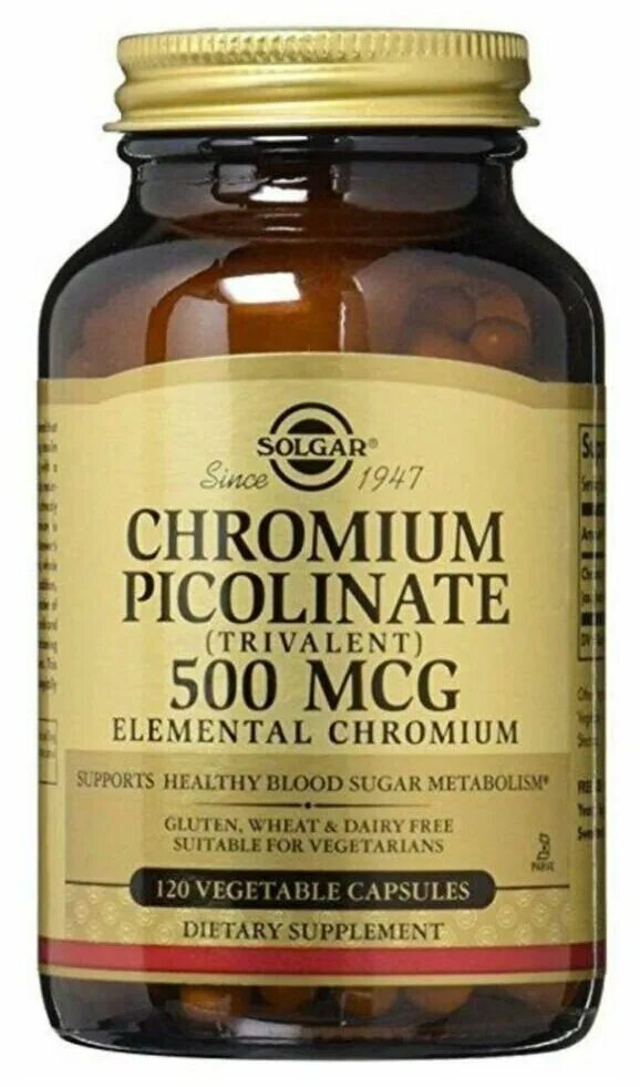 Пиколинат хрома сколько принимать. Chromium Picolinate Solgar. Chromium Picolinate капсулы. Пиколинат хрома 400 мкг. Пиколинат хрома 500.