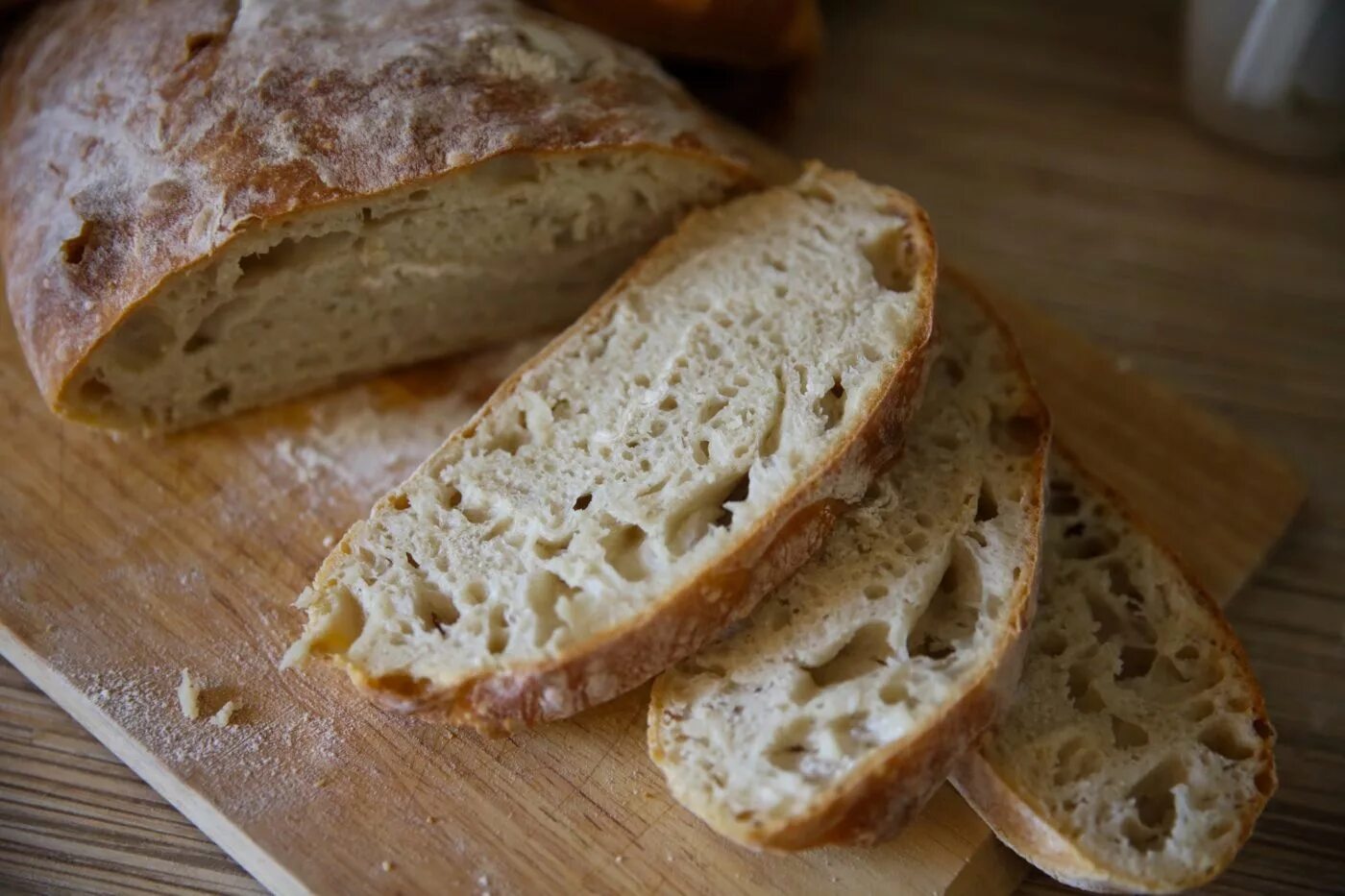 Чиабатта. Домашний хлеб. Домашний хлеб в духовкк. Домашний хлеб в духовке.