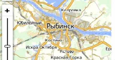 Рыбинск юбилейная карта