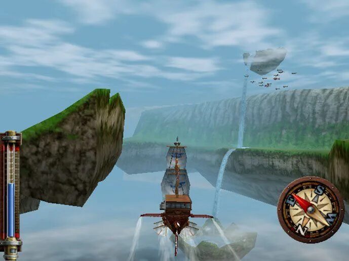 Игра парить. Skies of Arcadia. Skies of Arcadia Dreamcast. Кримсон СКАЙС самолеты. СКАЙС оф Аркадия 2.