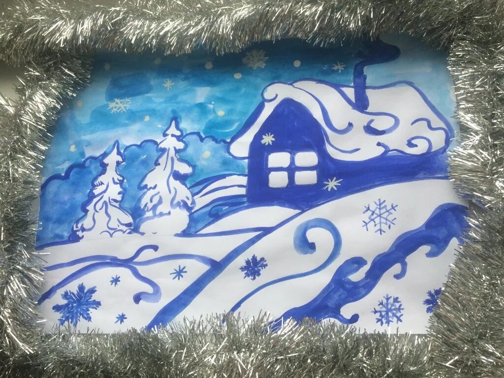 хроники нарнии ледяной дворец. рисунок в снежном царстве.