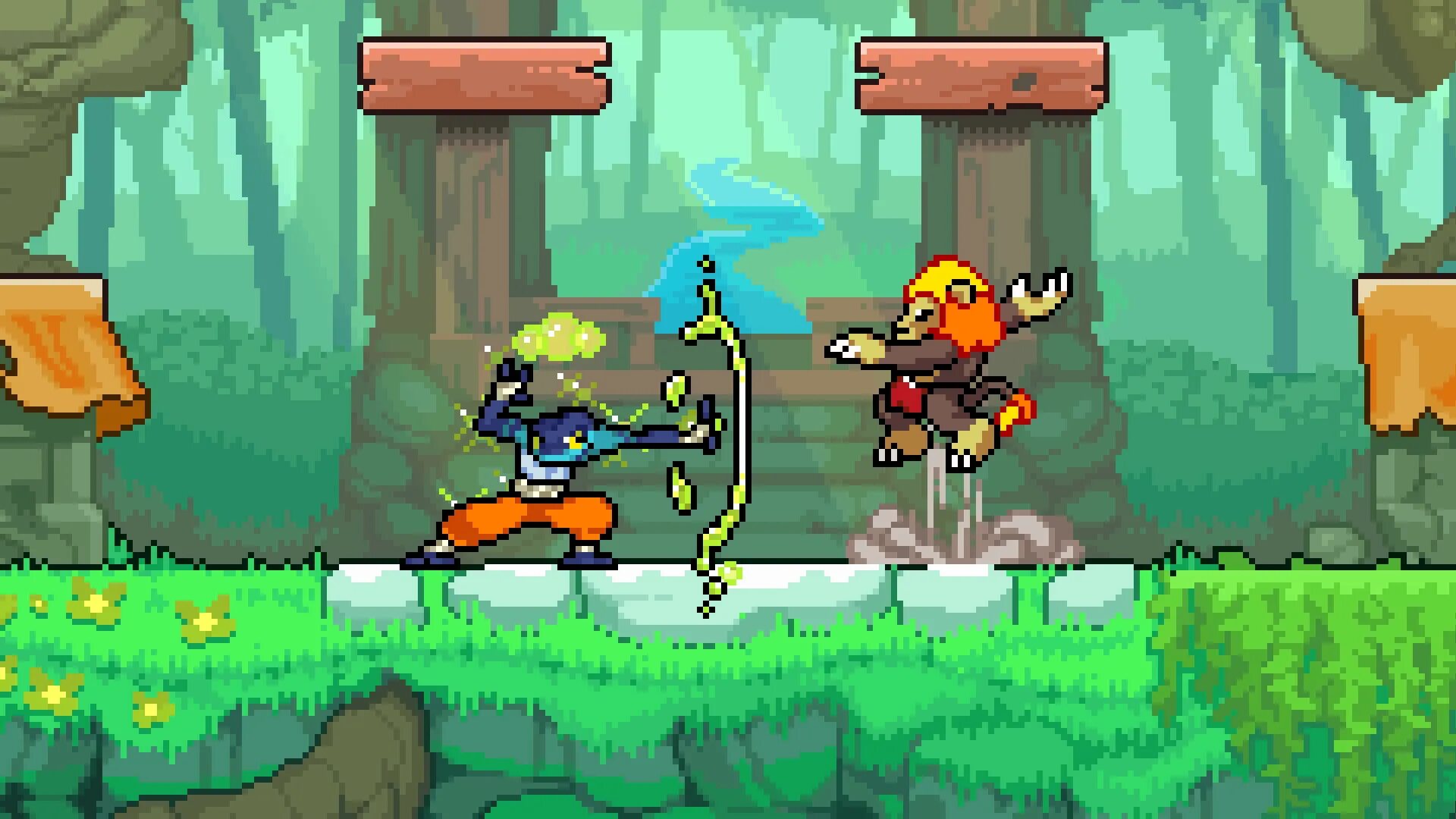 Aether knight. Rivals of aether игра. платформер файтинг. 2д файтинги платформеры. первый файтинг платформер.