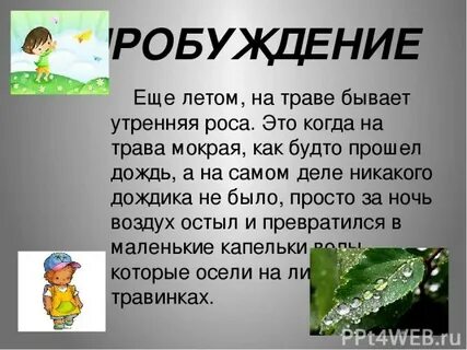Утренняя роса текст