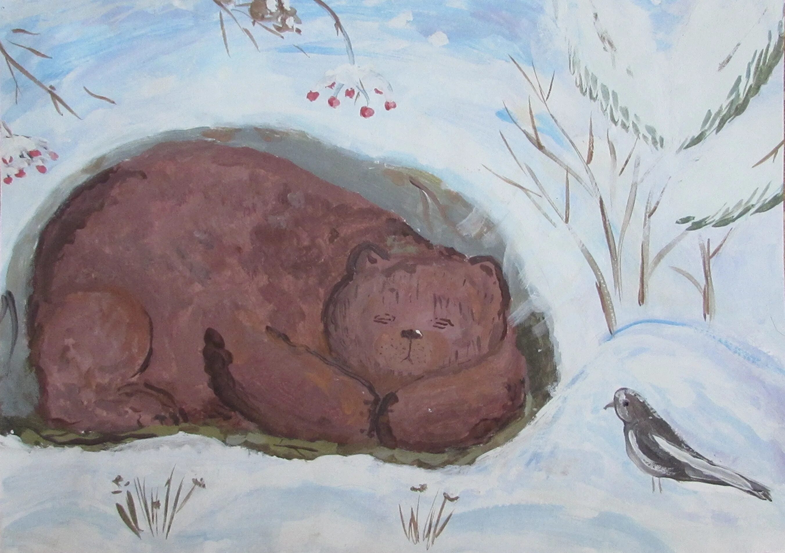 Берлога рисунок. Берлога медведя. Медведь в берлоге. Рисование медведь в берлоге подготовительная. Рисование медведь в берлоге.
