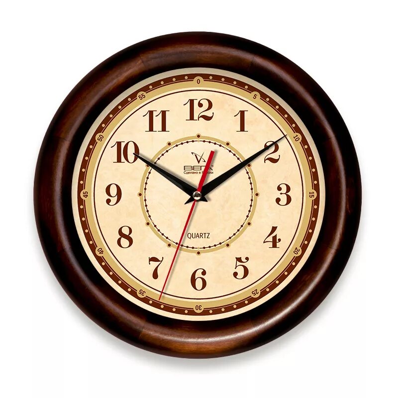 Где купить настенный. Часы настенные Вега "классика с бежевым кантом". Настенные часы Вега д10нд11. Часы настенные круглые "дерево", 30 см, обод коричневый 2918853. Часы настенные деревянные.