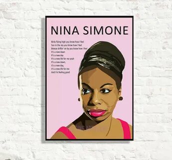 Nina Simone On Canvas