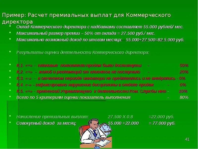 Надбавка директору. Размер премиальных выплат зависит от. Показатели премиальных выплат в дополнительном образовании. Основания для персональной надбавки к зарплате директора. Об утверждении расчета премиальных выплат АУП.