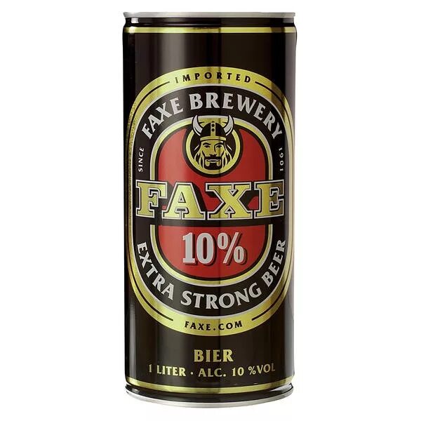 Пиво faxe. Faxe 10% Extra strong, 1 Liter dose Einweg. Faxe escalobur пиво. Holsten strong пиво. Пиво факс
