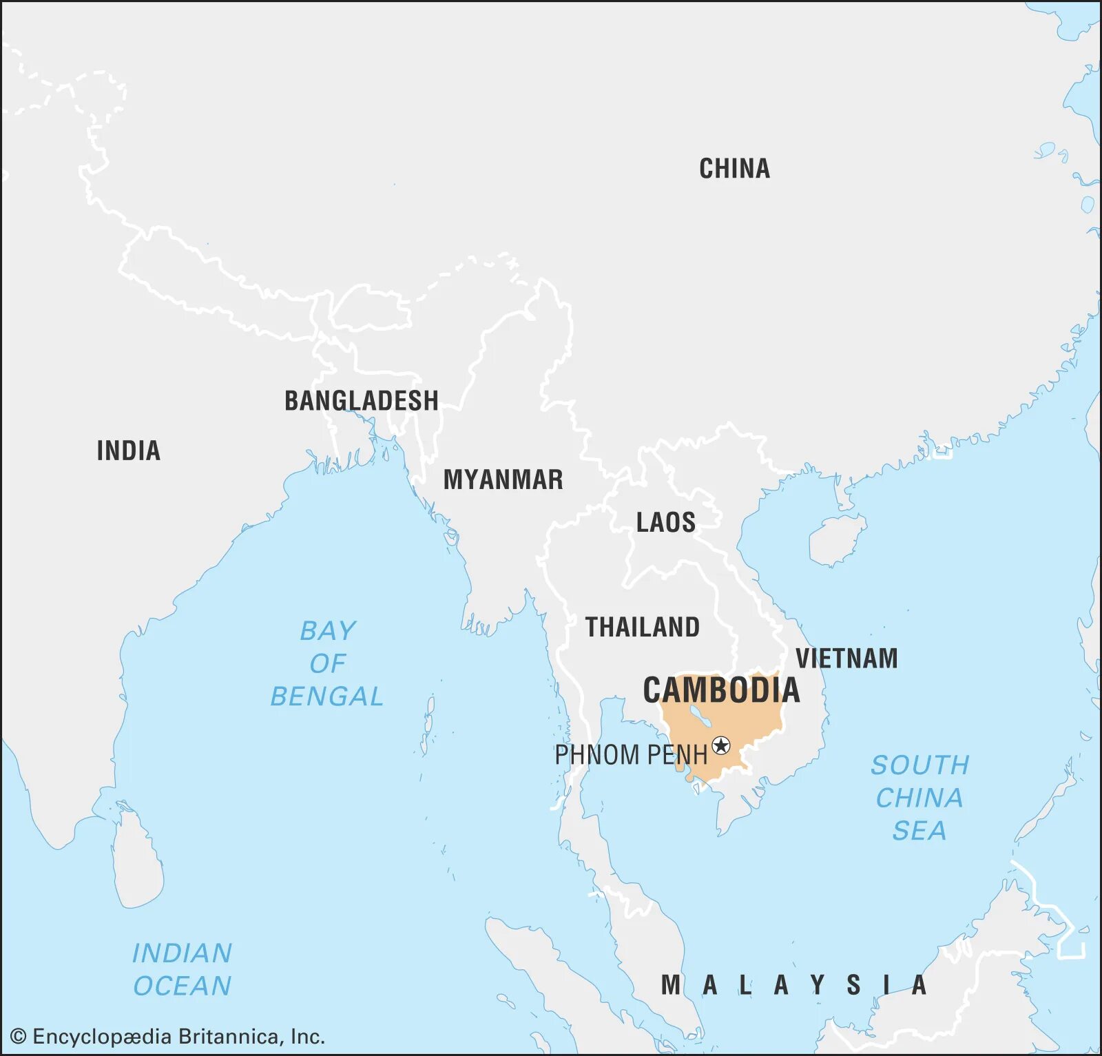 В какой стране находится камбоджи. Камбоджа Страна на карте. Камбодже где находится Страна.