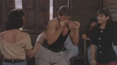 Танец ван дамма видео