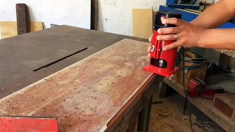 Ручным фрезером фаска