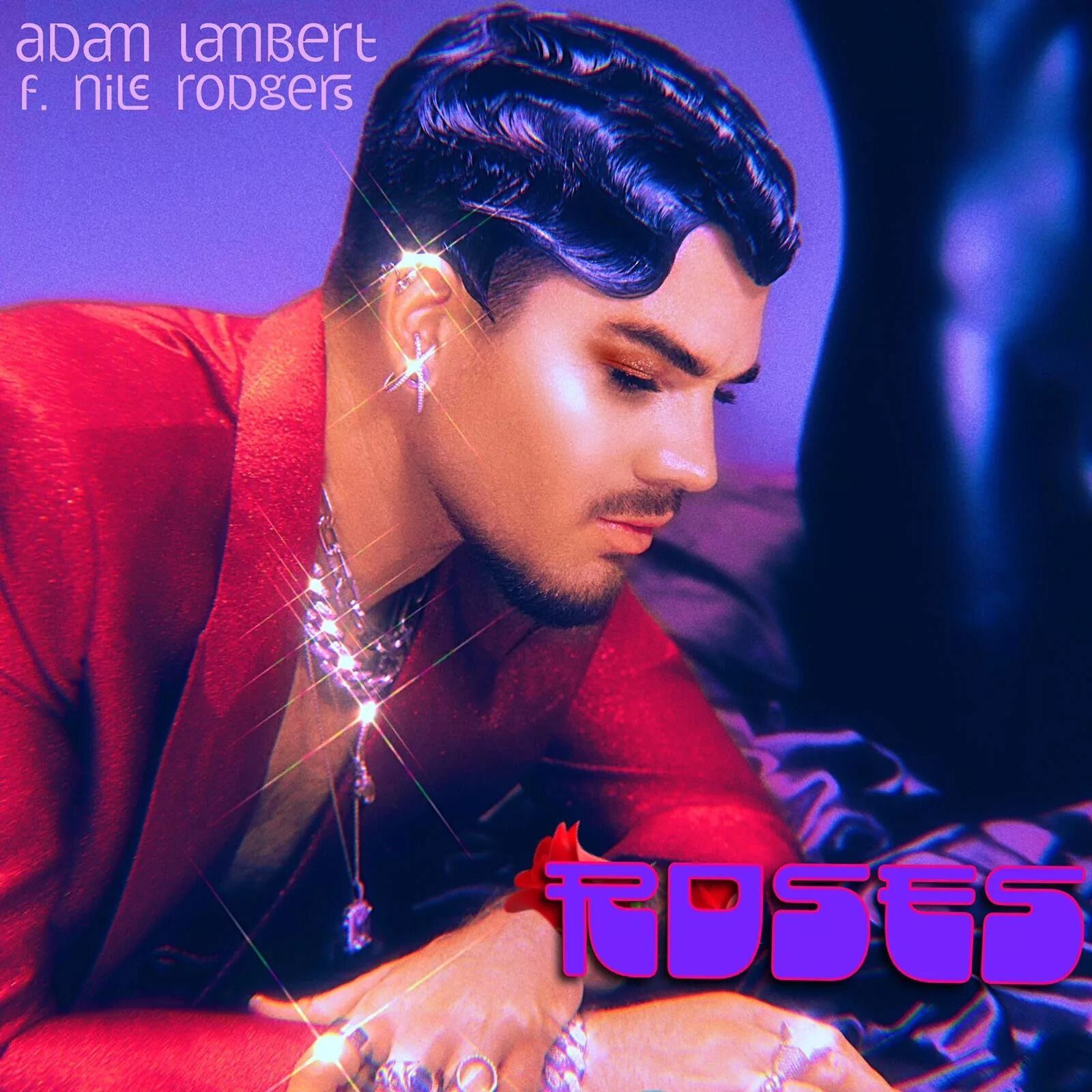Adam музыка. Adam Lambert Roses обложка сингла.