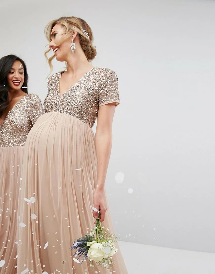 новогодний наряд для беременных. шикарные платья для беременных. платье на новый год для беременных. вернее платье для беременных. новогодняя фотосессия для беременных.