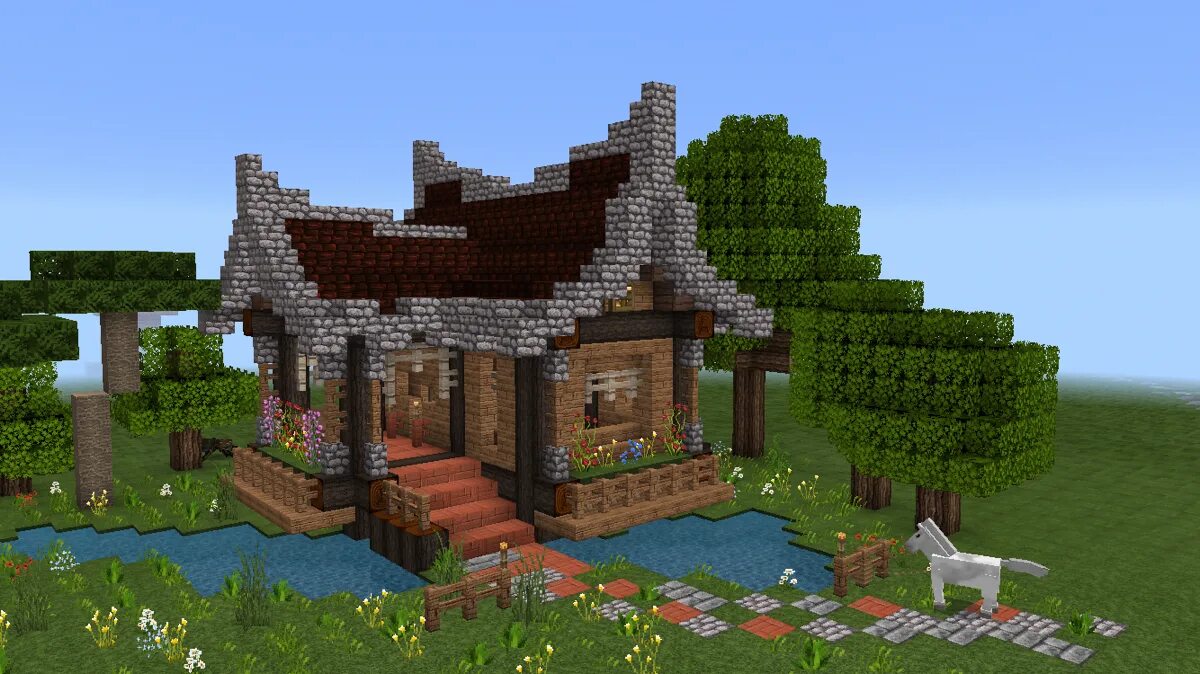Красивый дом в майне. Красивый дом в майнкрафте. Небольшой домик в майнкрафте. Маленький домик в майнкрафте. Красивый дом в майнкрафте.