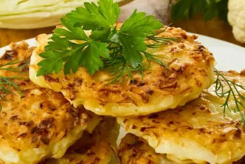 Оладьи из капусты и манки