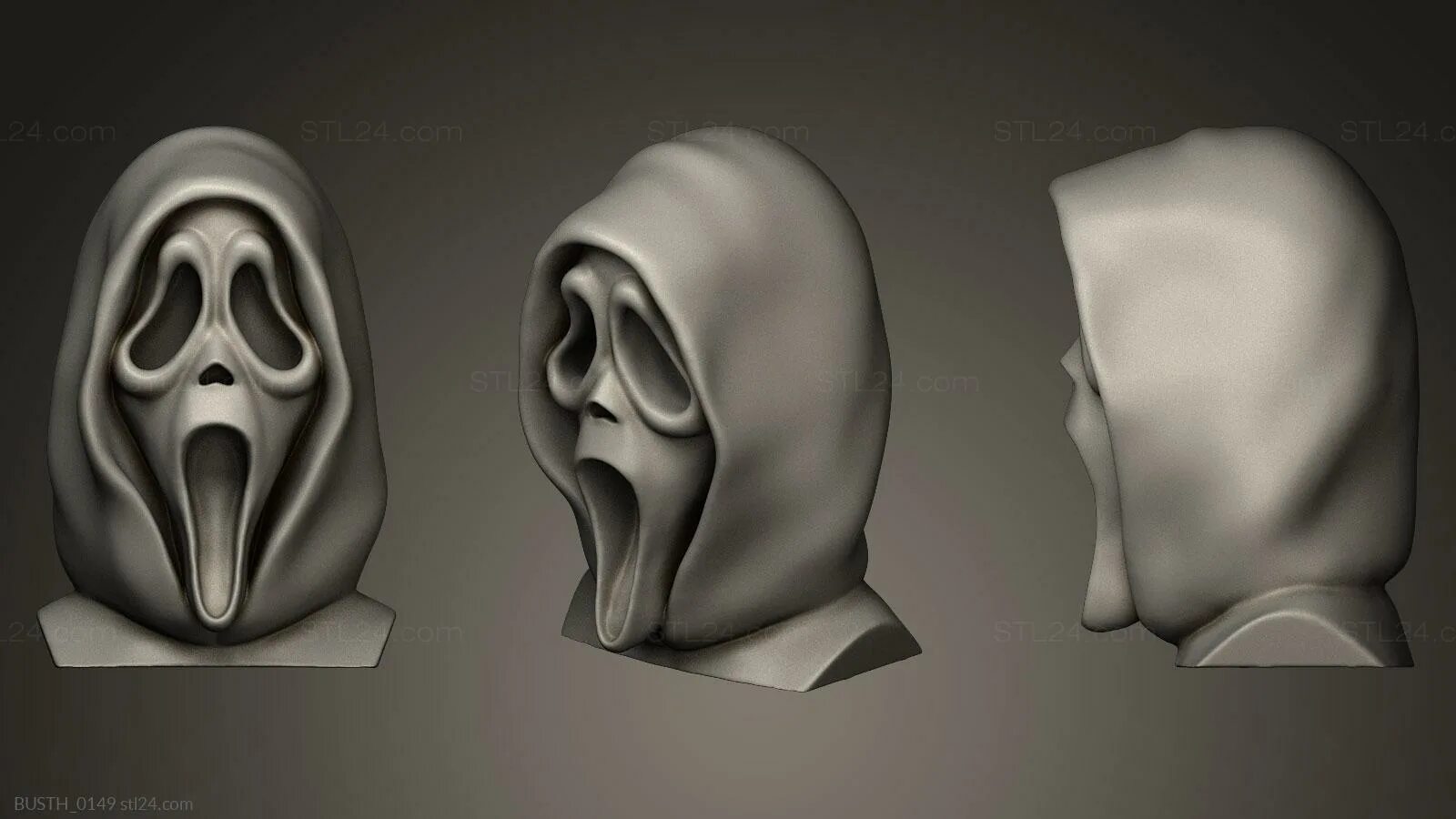 Scream 3d model. Scream 3d model