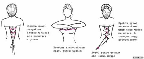 Как завязывать корсет