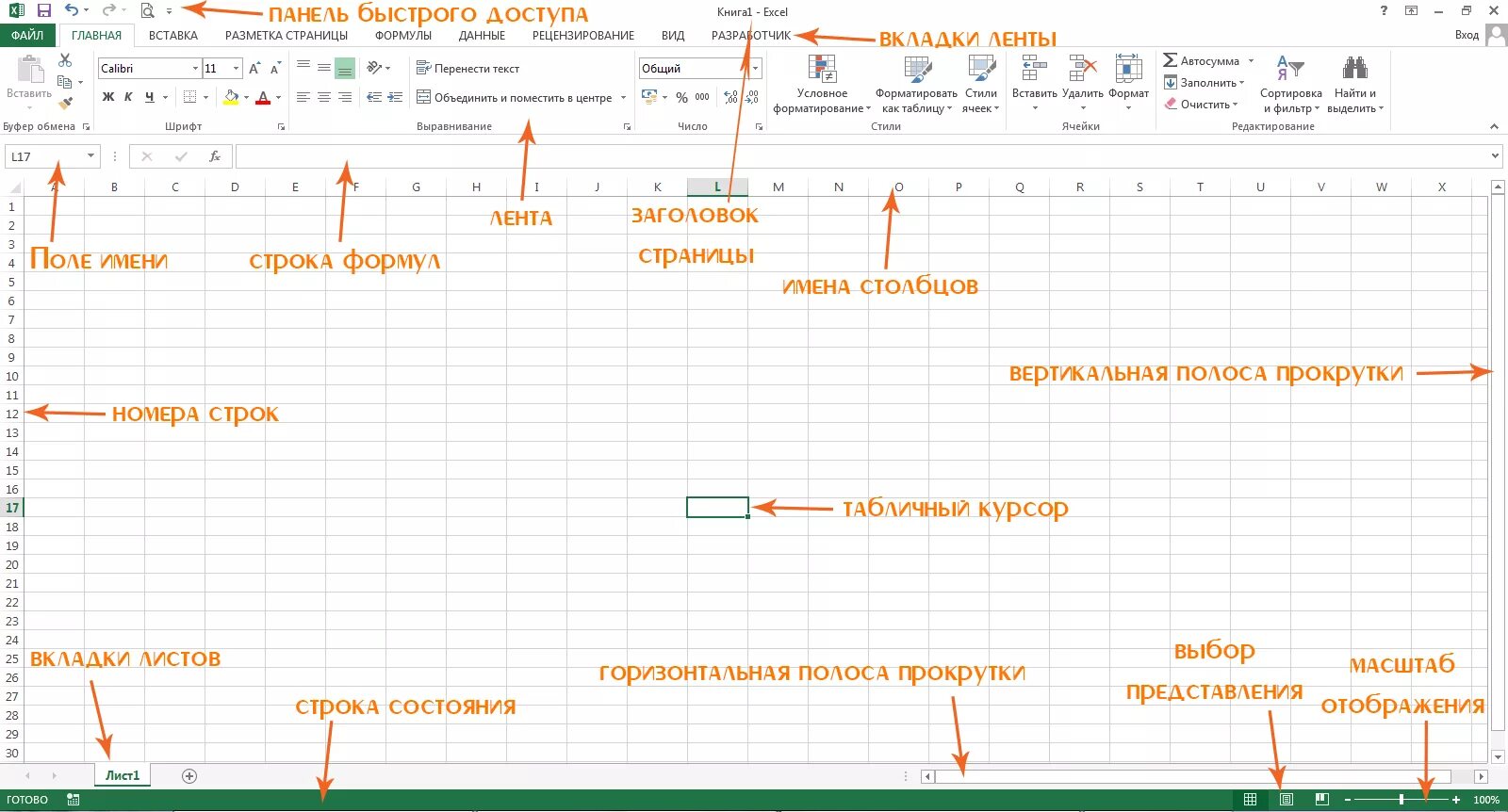 Рабочая область в excel. Где рабочая область в эксель. Интерфейс MS excel 2010. Эксель рабочая область последняя версия.