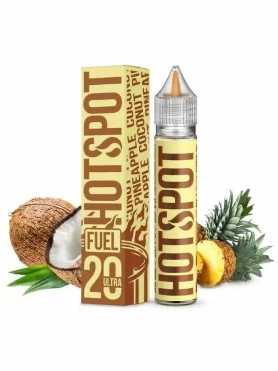 Жидкость хотспот вкусы. Хотспот жижа ананас кокос. Hotspot fuel жидкость. Хотспот ананас кокос. Жидкость hotspot fuel ultra salt.